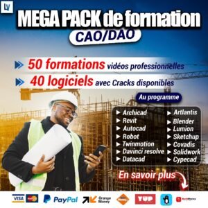 PACK GENIE CIVIL, ARCHITECTURE CAO/DAO TOUT EN UN